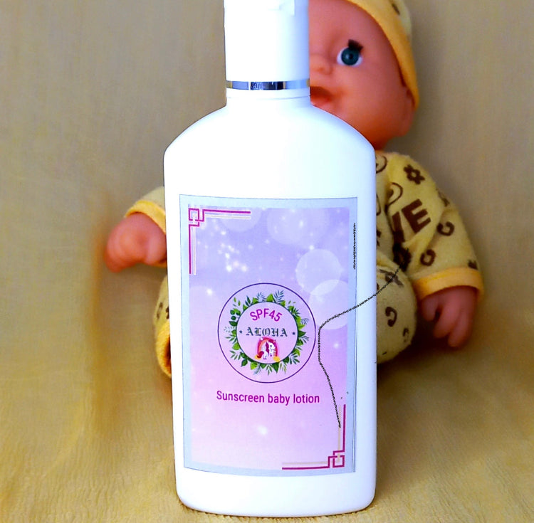 Sunscreen baby lotion with spf 45